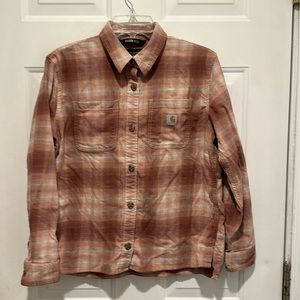 Carhartt Rugged Flex Loose Fit Flannel Long Sleeve Shirt